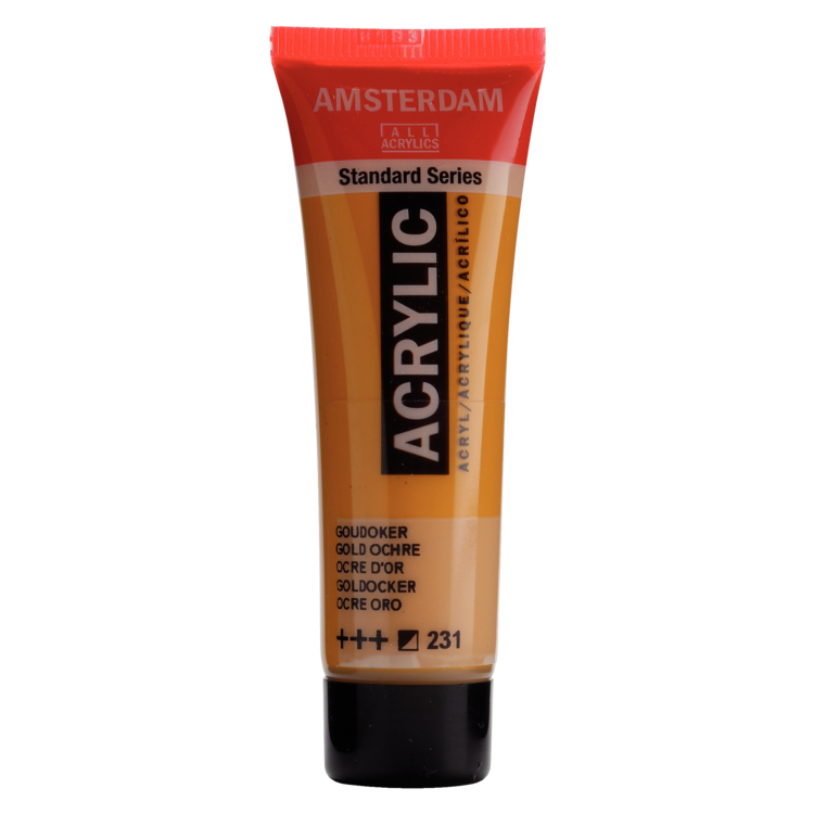 Amsterdam 231 acrylverf tube 20ml - goudoker