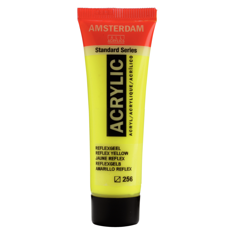 Amsterdam 256 acrylverf tube 20ml - reflexgeel