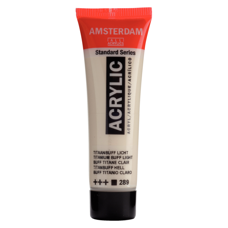 Amsterdam 289 acrylverf tube 20ml - titaanbuff licht