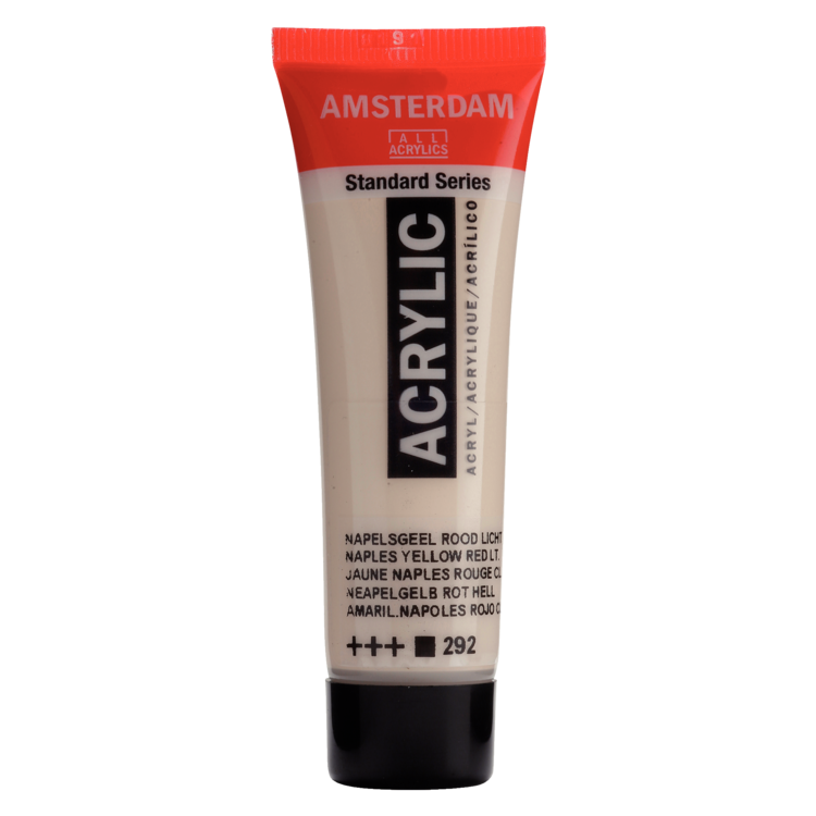 Amsterdam 292 acrylverf 20ml nap.geel rd lt