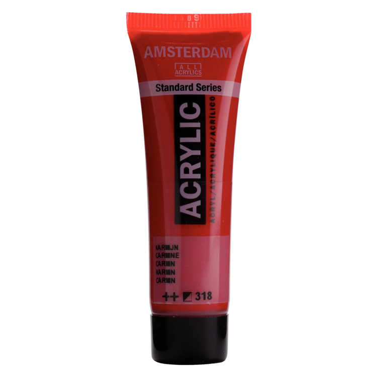 Amsterdam 318 acrylverf tube 20ml - karmijn