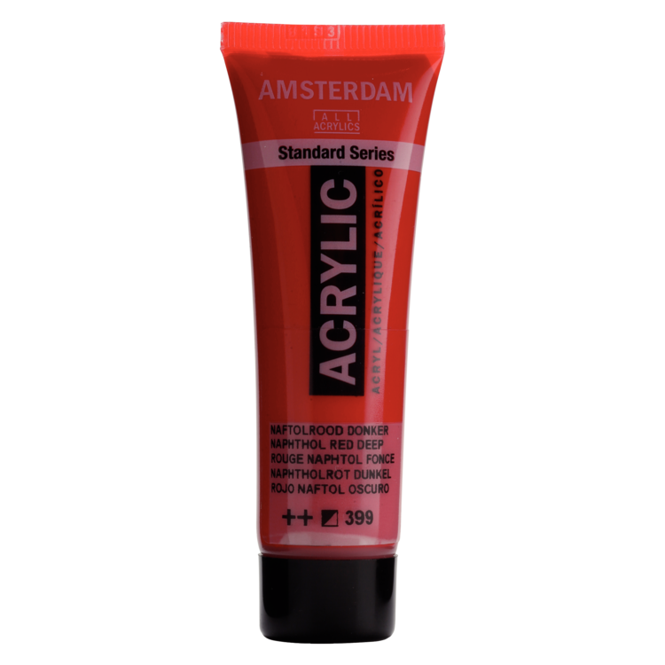 Amsterdam 399 acrylverf tube 20ml - naftolrood donker