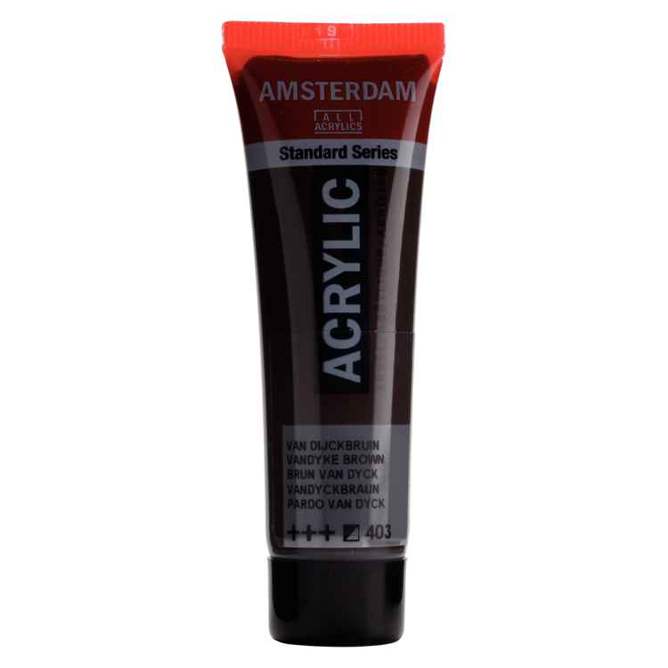 Amsterdam 403 acrylverf tube 20ml - van Dijckbruin