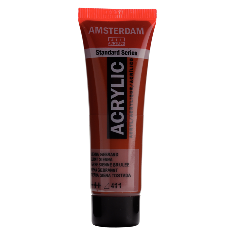 Amsterdam 411 acrylverf tube 20ml - sienna gebrand