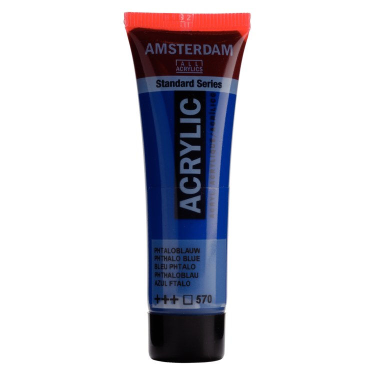Amsterdam 570 acrylverf 20ml phtaloblauw
