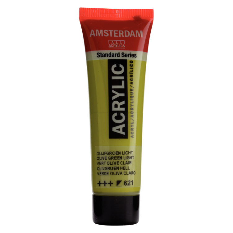 Amsterdam 621 acrylverf tube 20ml - olijfgroen licht