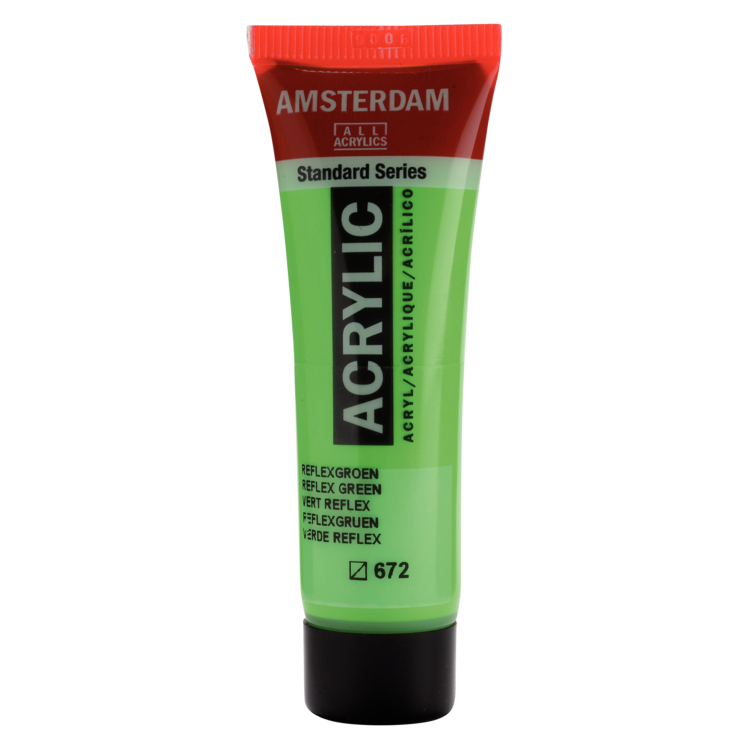 Amsterdam 672 acrylverf 20ml reflexgroen