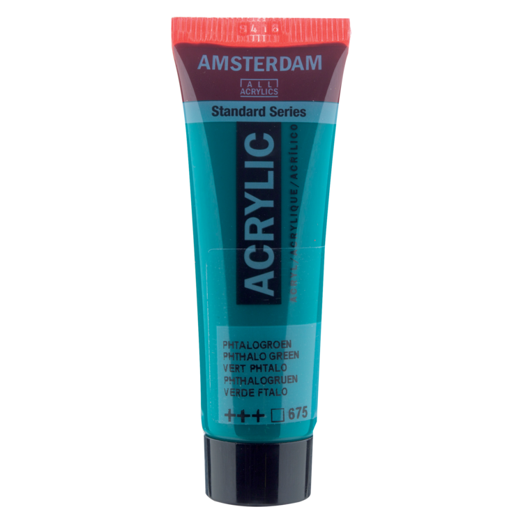 Amsterdam 675 acrylverf tube 20ml - phtalogroen