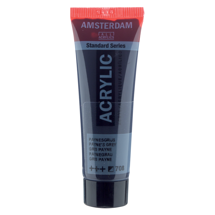 Amsterdam 708 acrylverf tube 20ml - Paynesgrijs