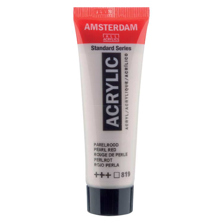 Amsterdam 819 acrylverf tube 20ml - parelrood