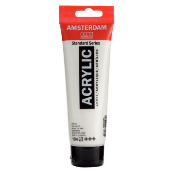 Amsterdam 104 acrylverf 120ml zinkwit
