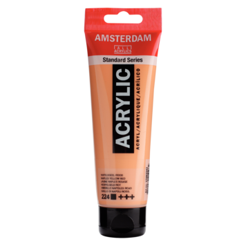 Amsterdam 224 Napelsgeel rood - 120ml acrylverf
