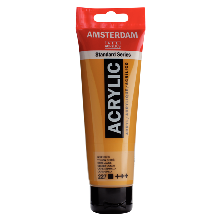 Amsterdam 227 acrylverf tube 120ml - gele oker