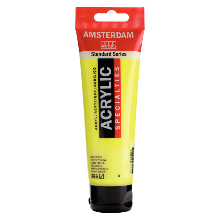 Amsterdam 256 acrylverf tube 120ml - reflexgeel