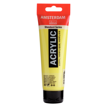 Amsterdam 267 azogeel citroen - 120ml acrylverf