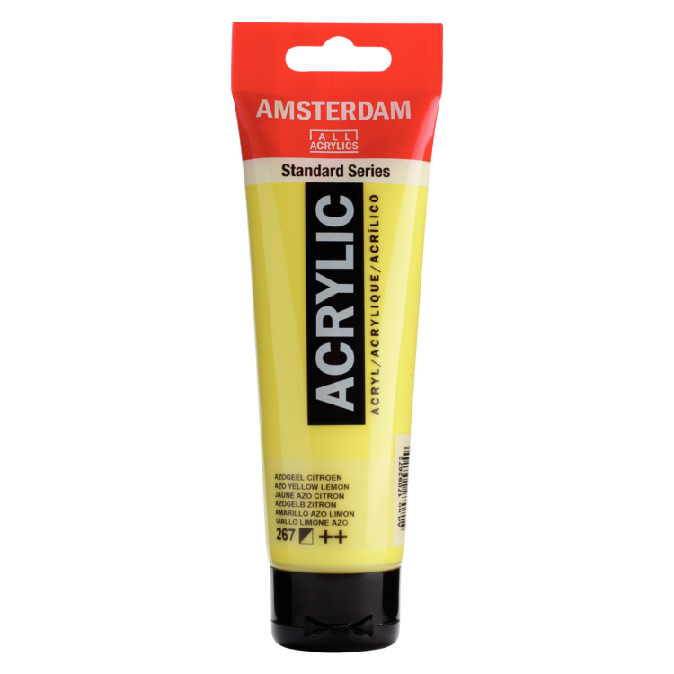 Amsterdam 267 acrylverf tube 120ml - azogeel citroen