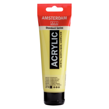 Amsterdam 274 nikkel tit. geel - 120ml acrylverf