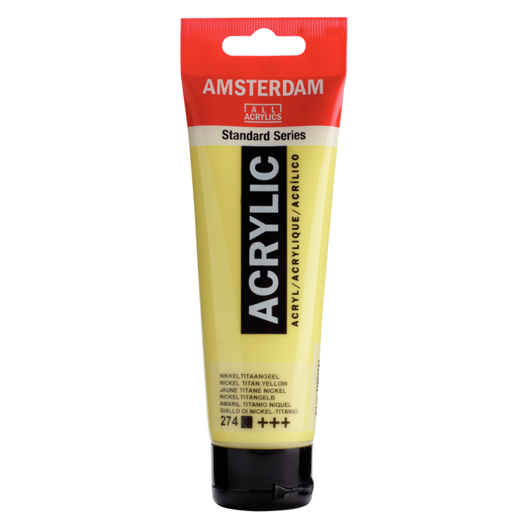 Amsterdam 274 acrylverf 120ml nikk.tit.geel
