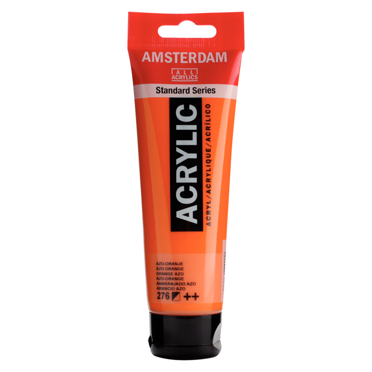 Amsterdam 276 acrylverf tube 120ml - azo oranje