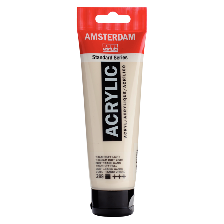 Amsterdam 289 acrylverf tube 120ml - titaanbuff licht