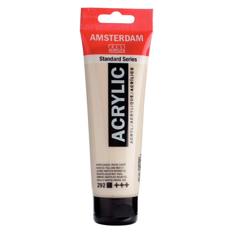 Amsterdam 292 acrylverf tube 120ml - Napelsgeel rood licht