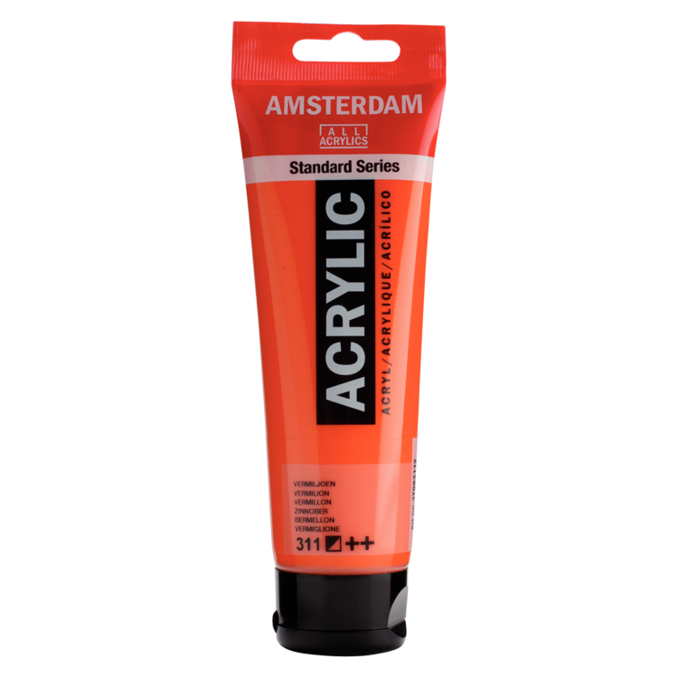Amsterdam 311 acrylverf 120ml vermiljoen