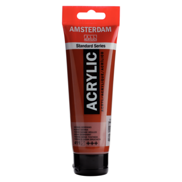 Amsterdam 411 acrylverf 120ml sienna gebrand