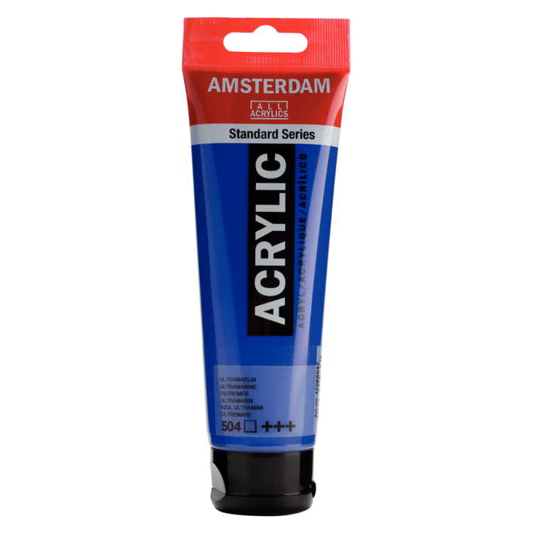Amsterdam 504 acrylverf tube 120ml - ultramarijn