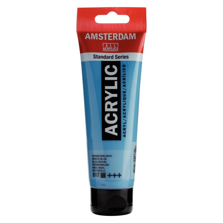 Amsterdam 517 acrylverf tube 120ml - koningsblauw