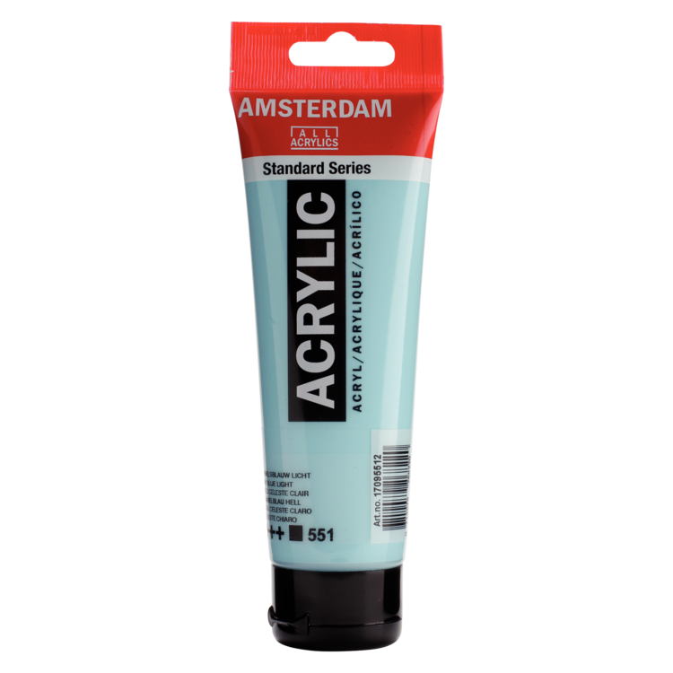 Amsterdam 551 acrylverf tube 120ml - hemelsblauw licht