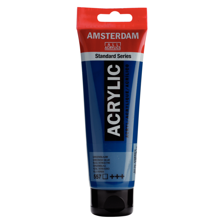 Amsterdam 557 acrylverf tube 120ml - groenblauw