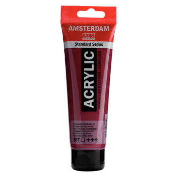 Amsterdam 567 permanent roodviolet - 120ml acrylverf