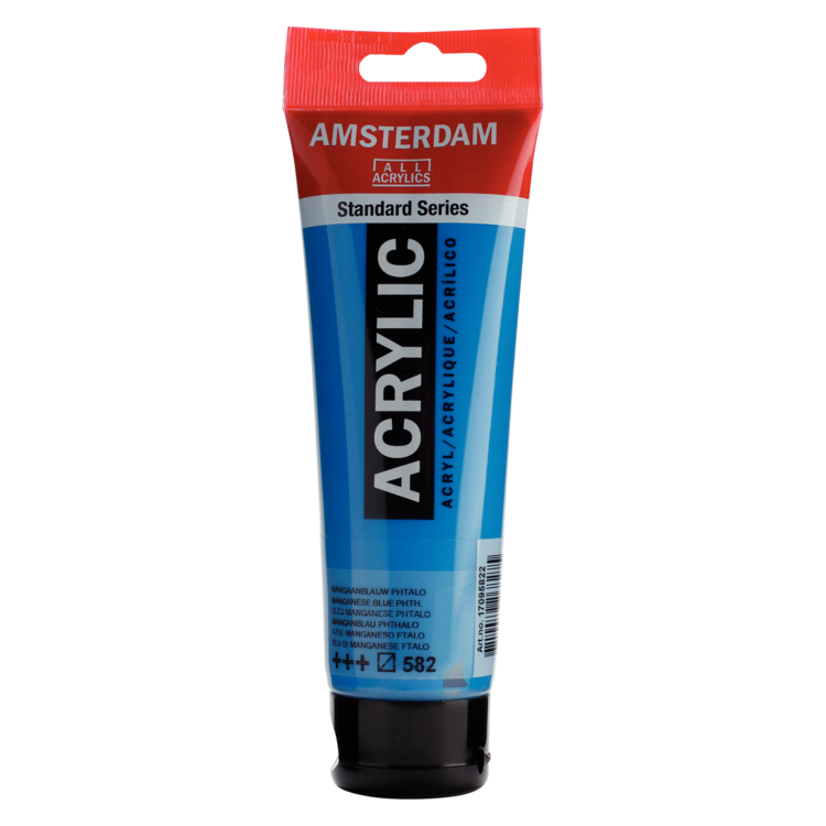 Amsterdam 582 acrylverf 120ml mangaanblauw
