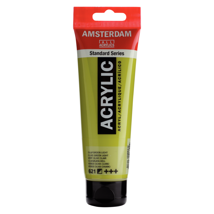 Amsterdam 621 acrylverf tube 120ml - olijfgroen licht