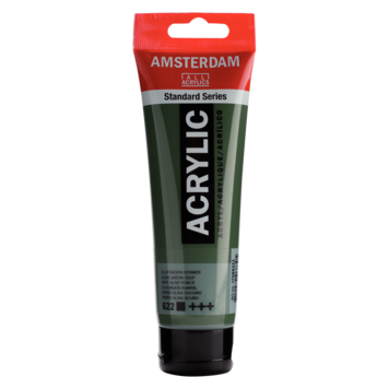 Amsterdam 622 acrylverf 120ml olijfgroen dnk