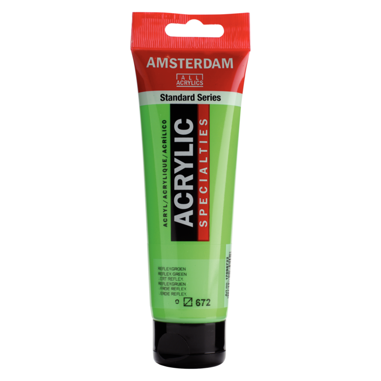 Amsterdam 672 acrylverf tube 120ml - reflexgroen