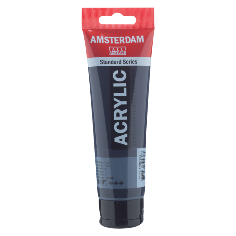 Amsterdam 708 acrylverf tube 120ml - Paynesgrijs