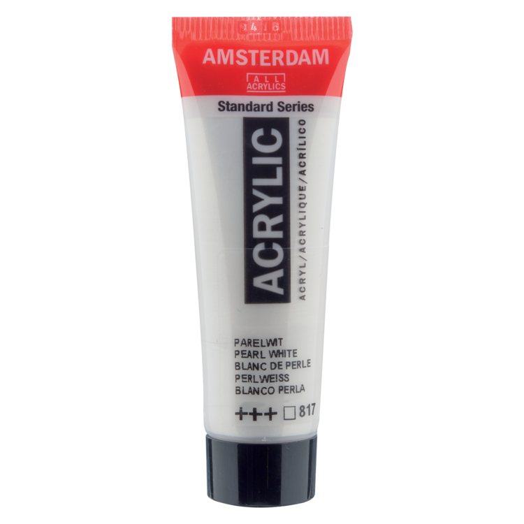 Amsterdam 817 acrylverf 20ml parelwit