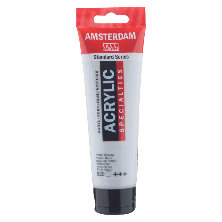 Amsterdam 820 acrylverf tube 120ml - parelblauw