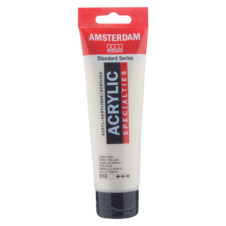 Amsterdam 818 acrylverf 120ml parelgeel