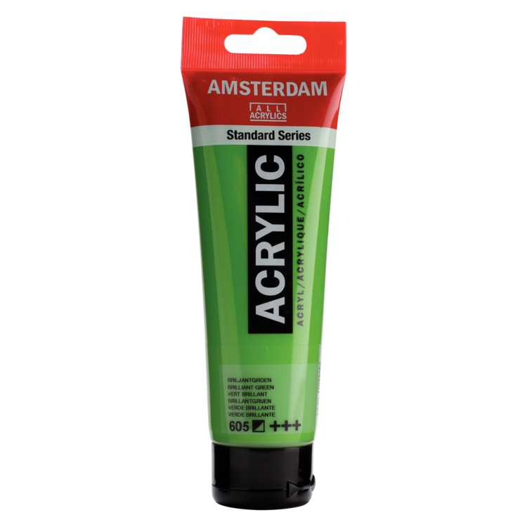 Amsterdam 605 acrylverf tube 120ml - briljant groen