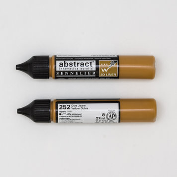 Sennelier (Abstract) 252 Abstract acrylverf 3D liner 27ml - geel oker