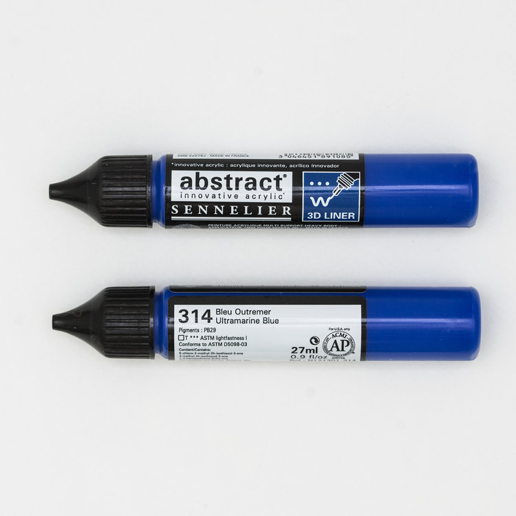 Sennelier (Abstract) 314 Abstract acrylverf 3D liner 27ml - ultramarijnblauw