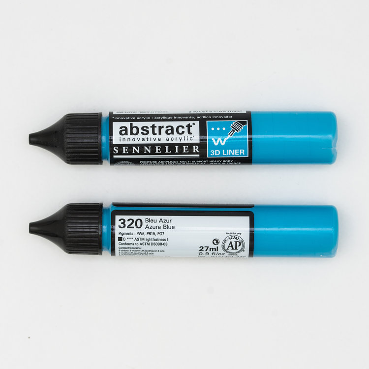 Sennelier (Abstract) 320 Abstract acrylverf 3D liner 27ml - azuurblauw
