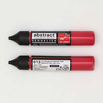 Sennelier (Abstract) 613 Abstract acrylverf 3D liner 27ml - cadmiumrood licht subs.