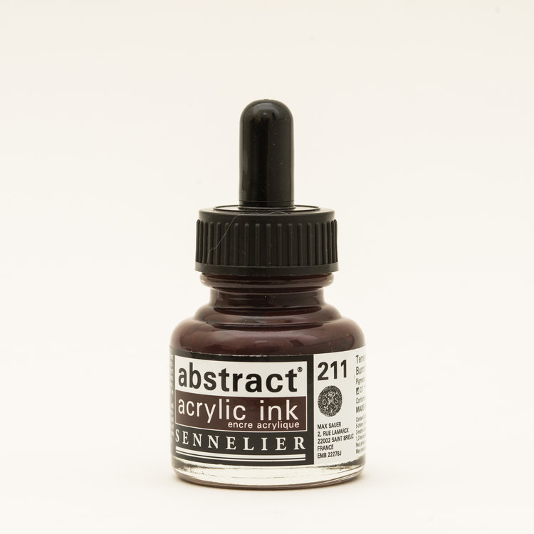 Sennelier (Abstract) 211 acryl inkt flesje 30ml - burnt sienna