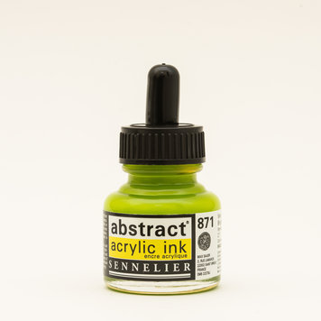 Sennelier (Abstract) 871 Abstract acryl inkt 30ml - bright yellow green