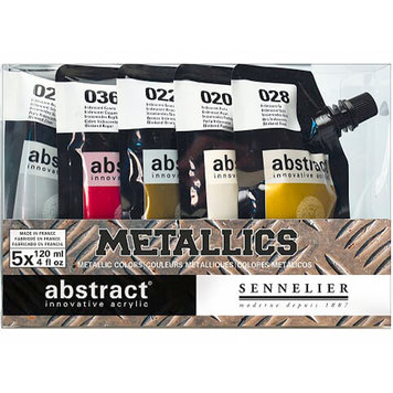 Sennelier (Abstract) Abstract acrylverf - 5x 120ml metallic set