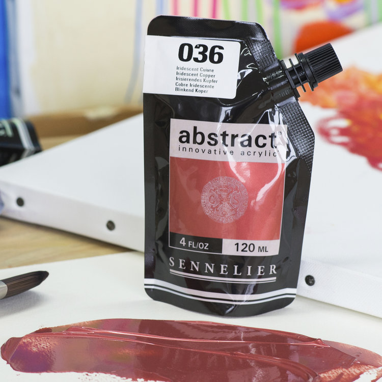 Sennelier (Abstract) HEAVY BODY acrylverf - 5 tubes 120ml metallic set