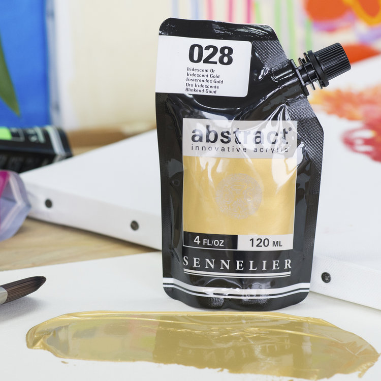 Sennelier (Abstract) HEAVY BODY acrylverf - 5 tubes 120ml metallic set